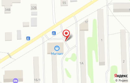 Супермаркет Магнит в Новосибирске на карте