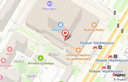 Первый гипермаркет мебели в Москве на карте