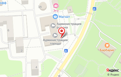 Супермаркет Пятёрочка на Садовой улице в Коммунаре на карте