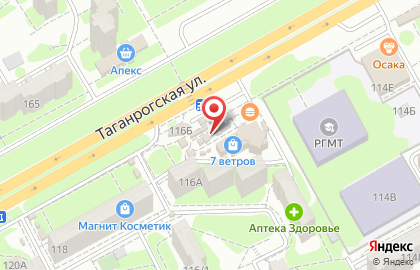 Магазин кондитерских изделий на Таганрогской улице на карте
