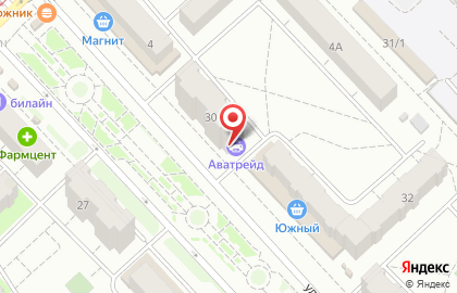 Фотоцентр Ава Трэйд на улице Патриотов на карте