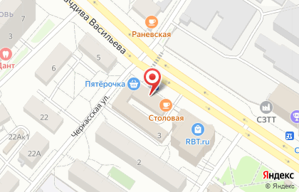 Продуктовый магазин в Екатеринбурге на карте