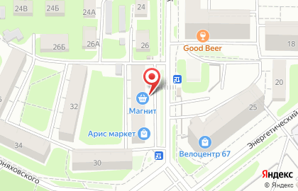 Мир проката на улице Черняховского на карте