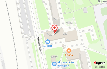 Магазин одежды Столичный гардероб на Михневской улице на карте