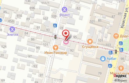 Салон тату и пирсинга Синяя Борода на улице Горького на карте