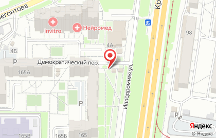 Киоск шаурмы на Краснореченской улице на карте