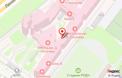 Центр детской гематологии на карте