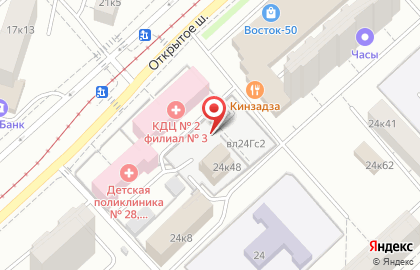 Служба доставки и логистики Сдэк на Бульваре Рокоссовского на карте