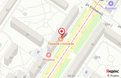 Аптека Сервисфарм в Заводском районе на карте