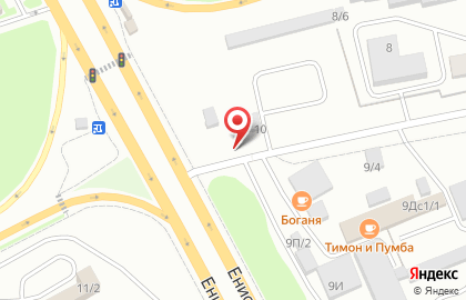 Транспортная компания в Красноярске на карте
