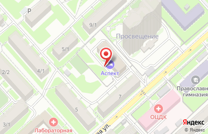 Гостиница Аспект на карте