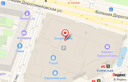 Магазин свежевыжатых соков Juice City на площади Киевского Вокзала на карте