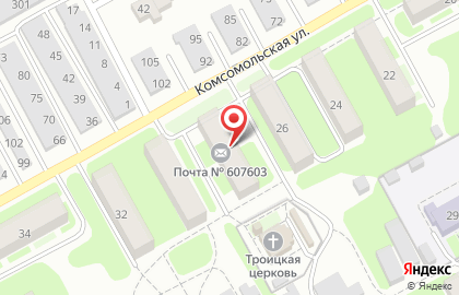 Почтовое отделение №3 Почты России на Комсомольской улице, 28 на карте