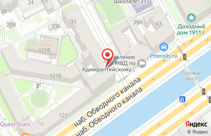 Продуктовый магазин в Санкт-Петербурге на карте