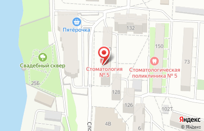 Стоматологическая поликлиника №5 в Воронеже на карте