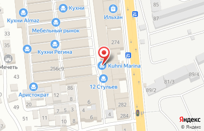 Мебельный салон Версаль в Советском районе на карте