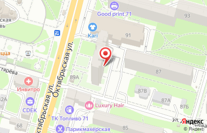 Медицинская лаборатория LIST LAB на Октябрьской улице на карте