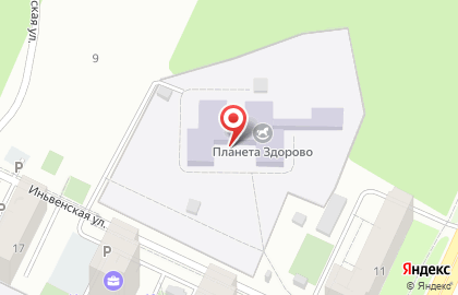 Детский сад Планета Здорово в Мотовилихинском районе на карте