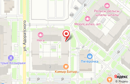 Супермаркет Пятёрочка в Ново-Савиновском районе на карте