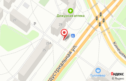 Мясной гурман на Индустриальной улице на карте