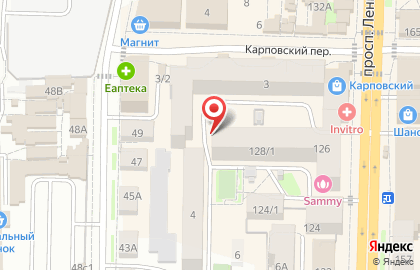 Венеция на проспекте Ленина на карте