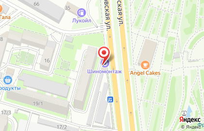 Шиномонтажная мастерская на Восточно-Кругликовской улице на карте