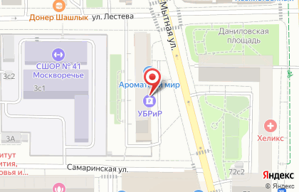 Банкомат Уральский банк реконструкции и развития на карте