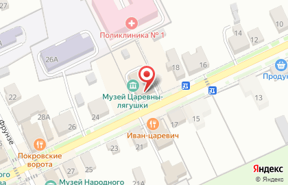 Гостиница Царевна Лягушка на карте