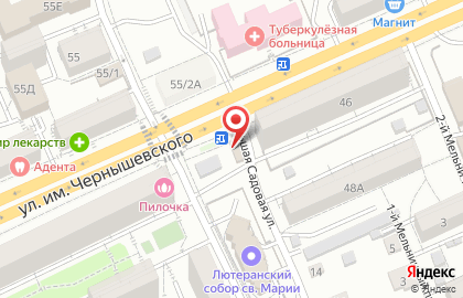 Магазин Продукты у дома в Октябрьском районе на карте