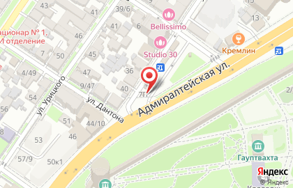 Диспетчерский пункт Диспетчерский пункт на Адмиралтейской улице на карте