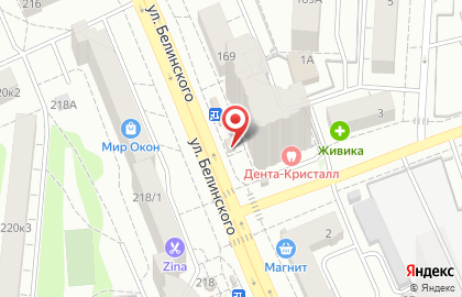Магазин овощей и фруктов в Октябрьском районе на карте