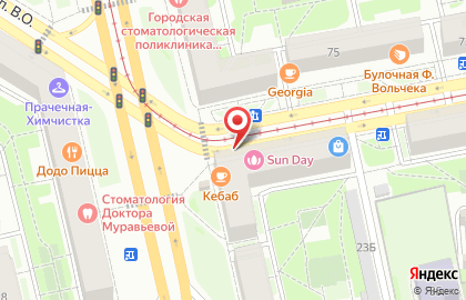 Салон-парикмахерская For you на Малом проспекте В.О. на карте
