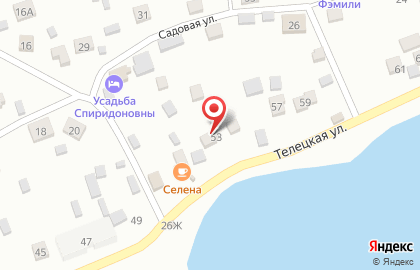 База отдыха У Агафьи на карте