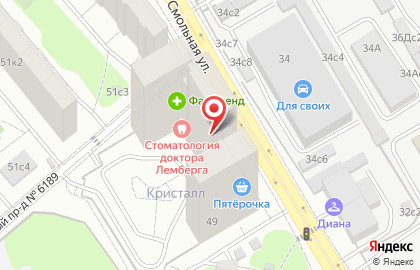 Фирменный магазин У Палыча в Левобережном районе на карте
