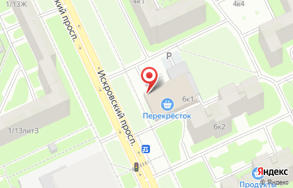 Банкомат СберБанк на Искровском проспекте на карте