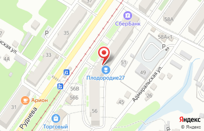 Салон связи Сотовый мир в Краснофлотском районе на карте