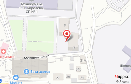 Общежитие, Московский государственный областной университет на карте