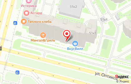 Парикмахерская Marafet в Приморском районе на карте