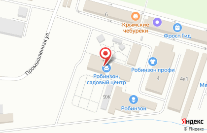 Магазин товаров для дома и сада дом и Интерьер на Промышленной улице на карте