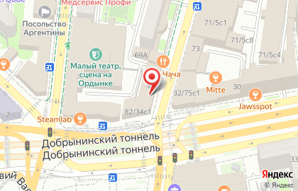 Сеть раменных Рамен-Клаб на Пятницкой улице на карте
