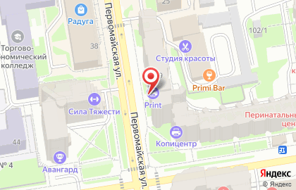 Копировальный салон Print на карте