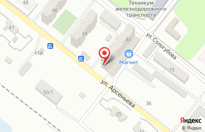 Салон-парикмахерская Элегант в Красноармейском районе на карте