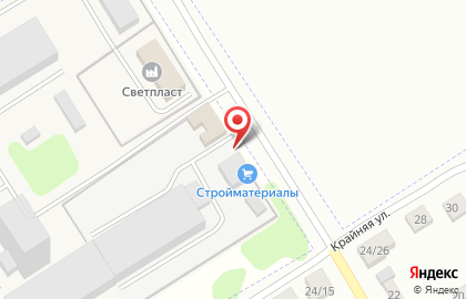 Торговая компания Стройбаза на улице Адмирала Ушакова на карте