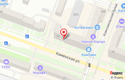 Зоомагазин Айболит на Комсомольском бульваре на карте
