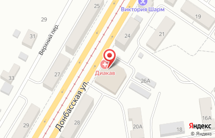 ОАО Банкомат, АКБ МОСОБЛБАНК на Донбасской улице на карте