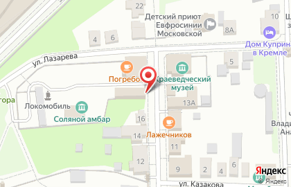 Магазин продуктов Коломенский Райпотребсоюз на карте