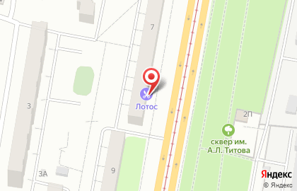 Парикмахерская Лотос на улице Гагарина на карте
