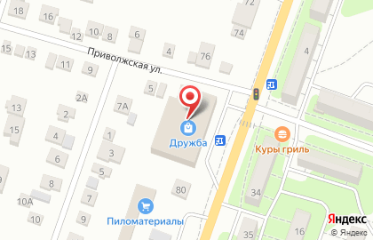 Магазин женской одежды Модница на улице Гагарина на карте