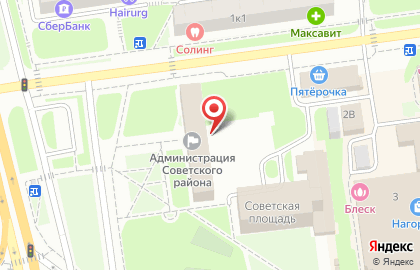 Департамент градостроительного развития и архитектуры, Администрация г. Нижнего Новгорода на Советской улице на карте
