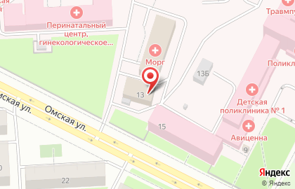 Центр ритуальных услуг Память в Ханты-Мансийске на карте
